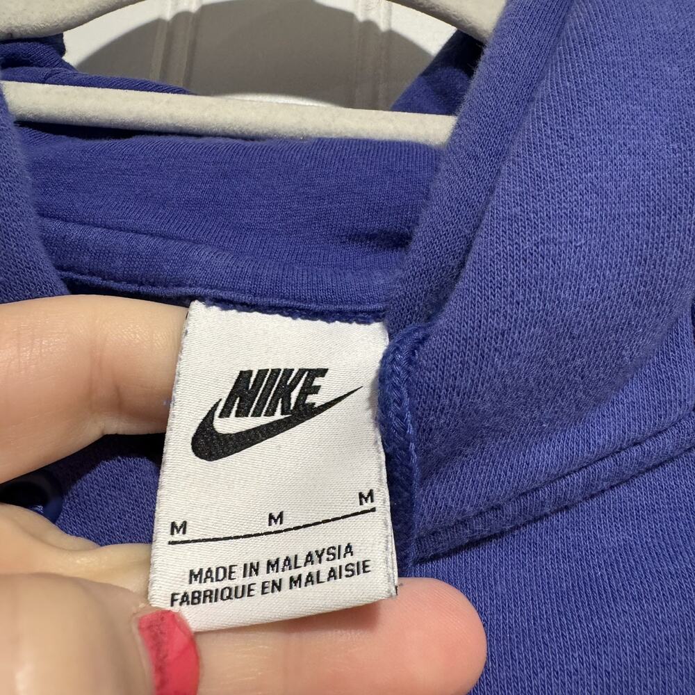 Nike NSW Oversized Hoodie Lapis Blue Size Medium - Picture 4 of 6